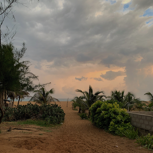 Kuva on Länsi-Afrikan Beninistä marraskuussa 2021. Kuvaaja Nina Laaksonen.