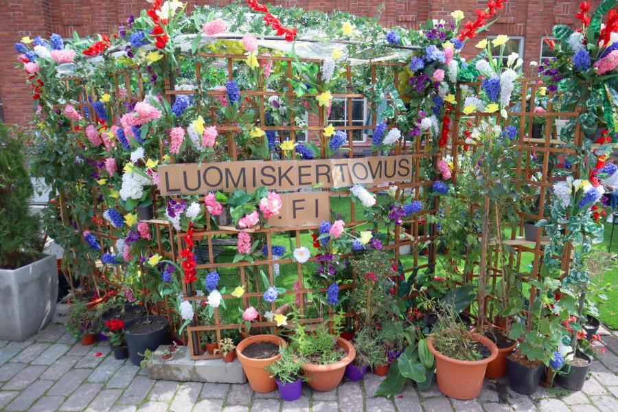 Queer AI: Puutarha -installaatio ja työpaja kulttuurikeskus Caisan pihalla